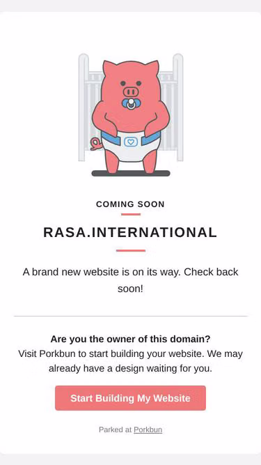 Screenshot of rasa.international