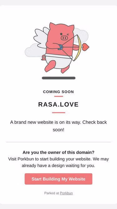Screenshot of rasa.love
