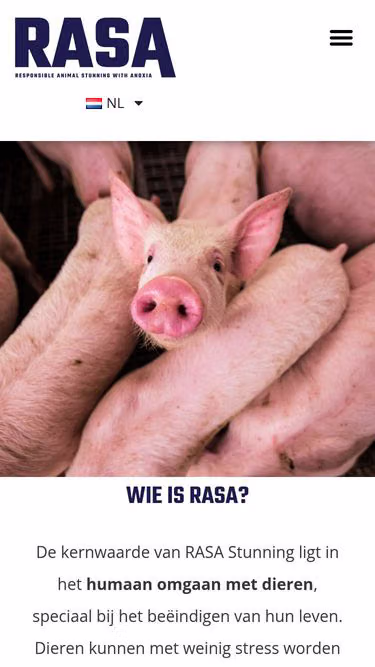 Screenshot of rasa.vet