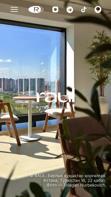 Screenshot of raul.kz