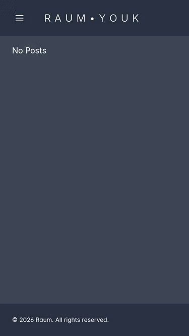 Screenshot of raum.top
