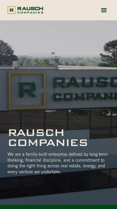 Screenshot of rausch.com