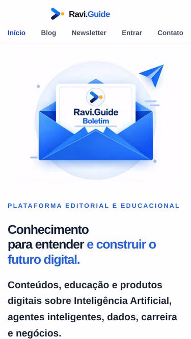 Screenshot of ravi.guide