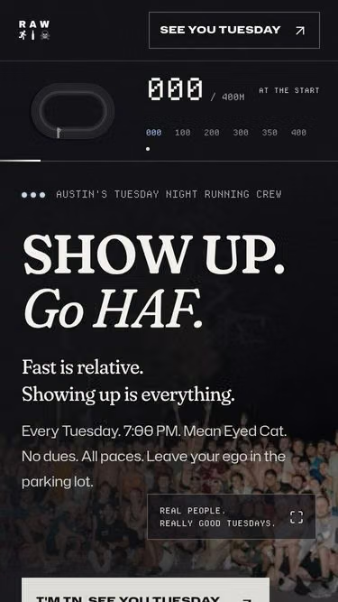 Screenshot of raw.run