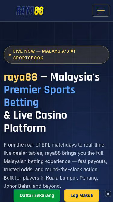 Screenshot of raya88.lat