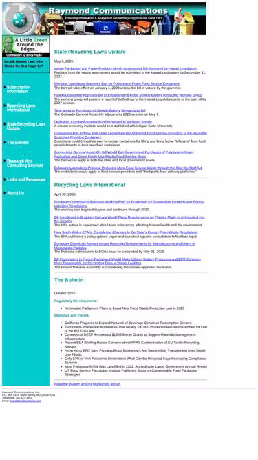 Screenshot of raymond.com