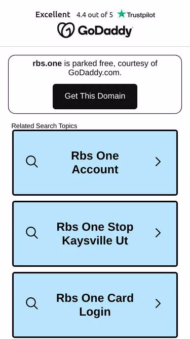 Screenshot of rbs.one