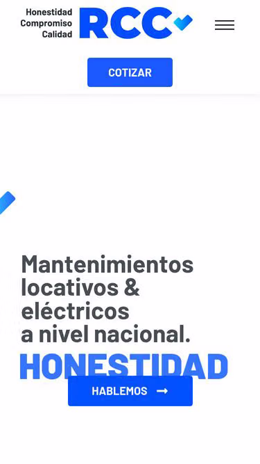 Screenshot of rcc.com.co