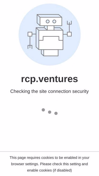 Screenshot of rcp.ventures
