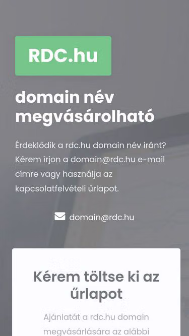 Screenshot of rdc.hu