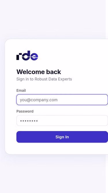 Screenshot of rde.technology