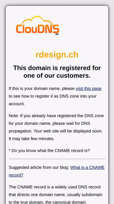 Screenshot of rdesign.ch