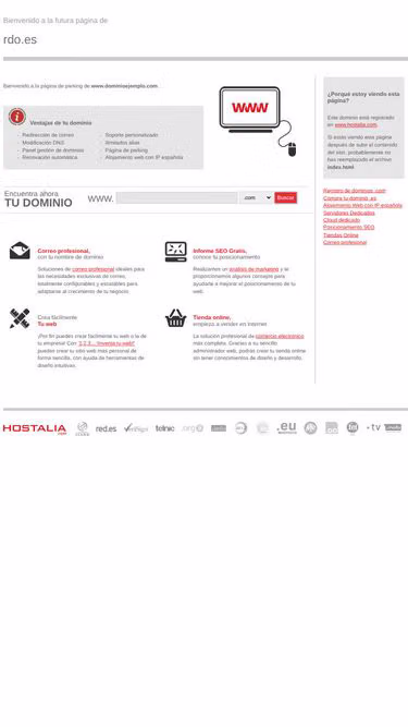 Screenshot of rdo.es