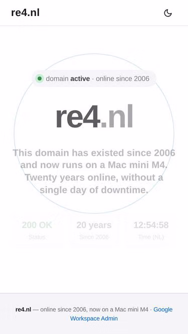 Screenshot of re4.nl