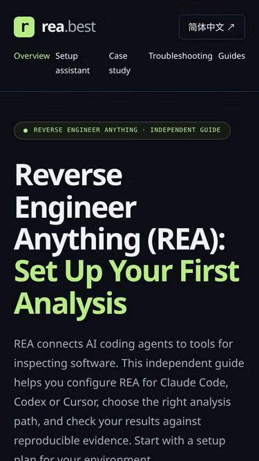 Screenshot of rea.best
