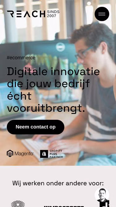 Screenshot of reachdigital.nl