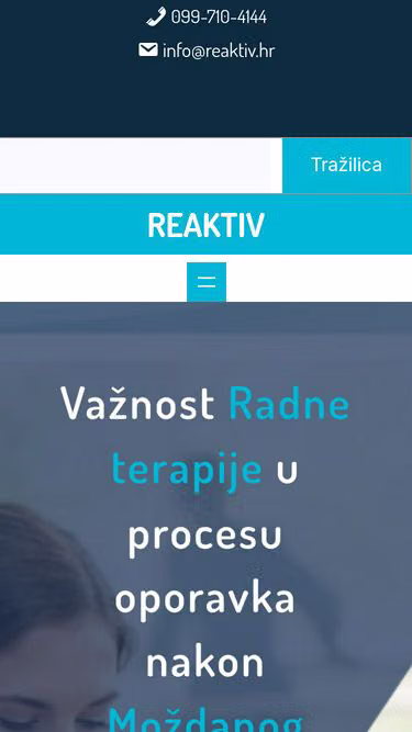Screenshot of reaktiv.hr
