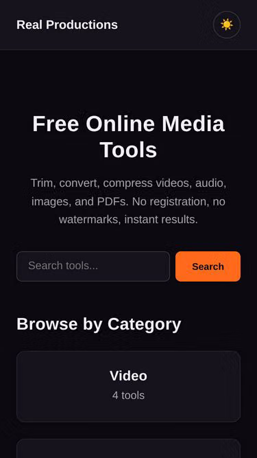 Screenshot of real.productions