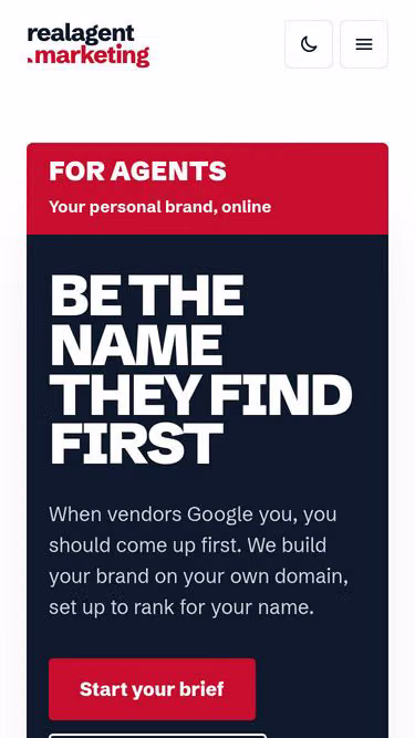 Screenshot of realagent.marketing