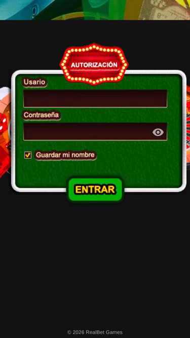 Screenshot of realbet.games