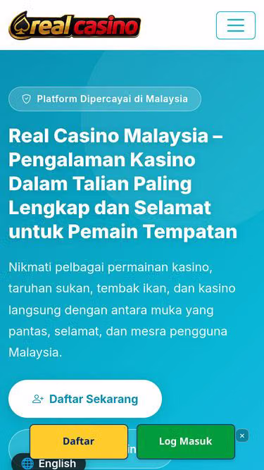 Screenshot of realcasino.bar