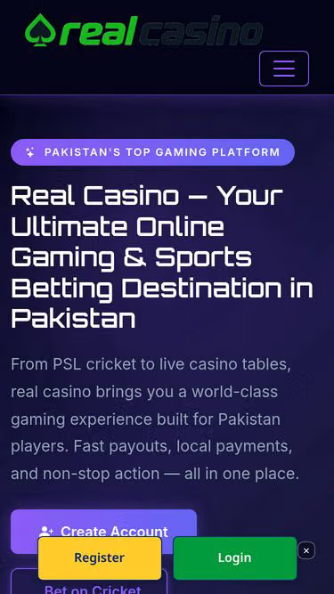 Screenshot of realcasino.onl