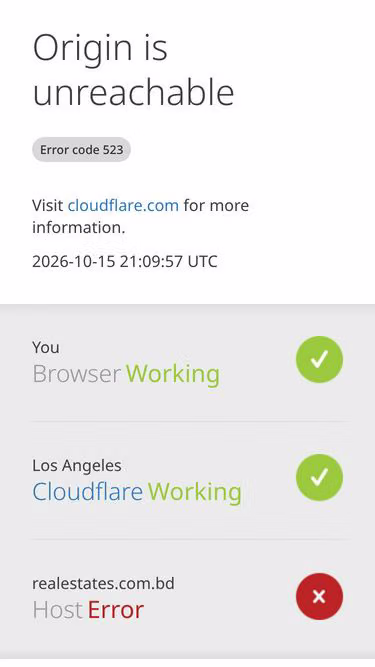 Screenshot of realestates.com.bd