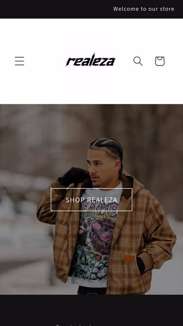 Screenshot of realeza.au