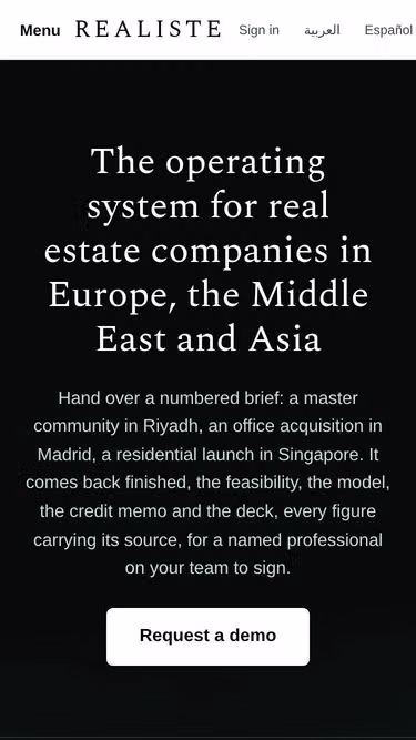 Screenshot of realist.partners