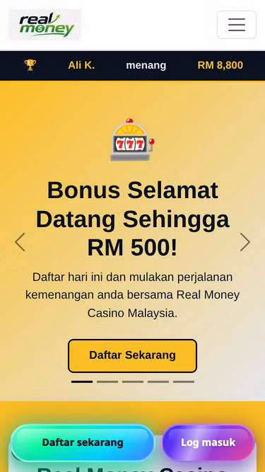 Screenshot of realmoney.wine