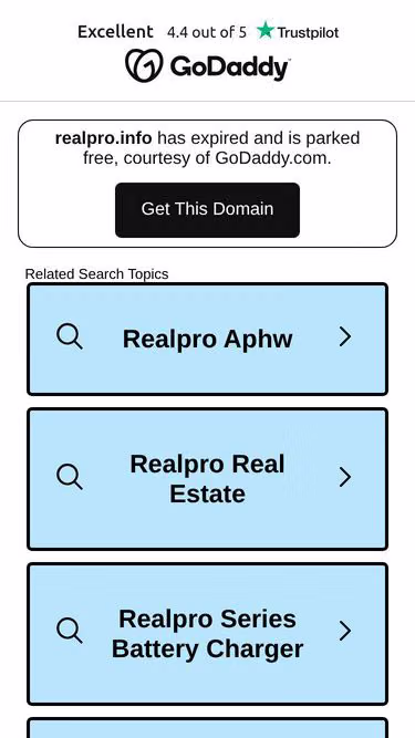 Screenshot of realpro.info