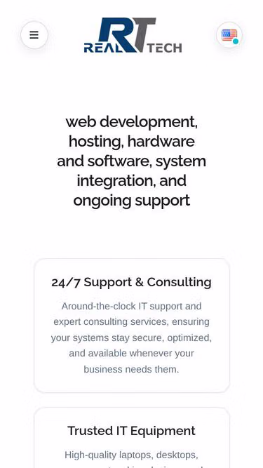 Screenshot of realtech.az