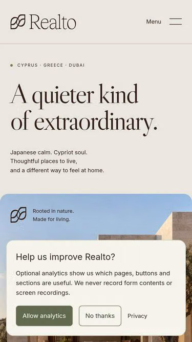 Screenshot of realto.properties