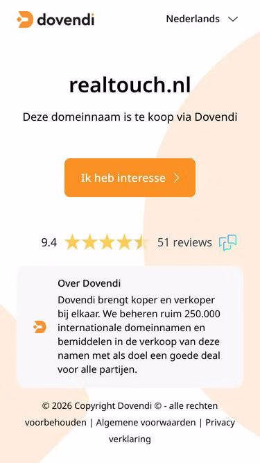 Screenshot of realtouch.nl