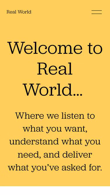 Screenshot of realworld.consulting