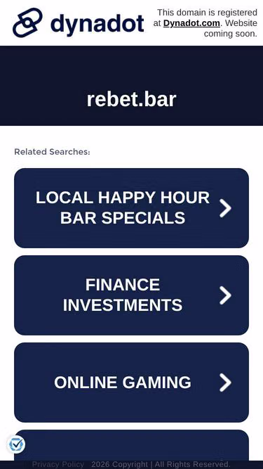 Screenshot of rebet.bar