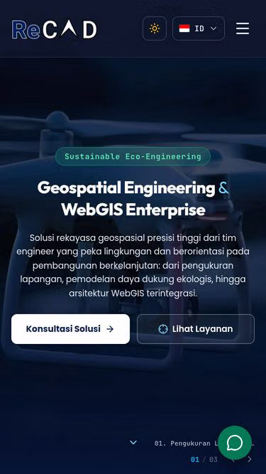 Screenshot of recad.id