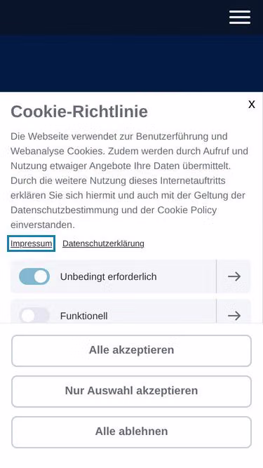 Screenshot of recht.help