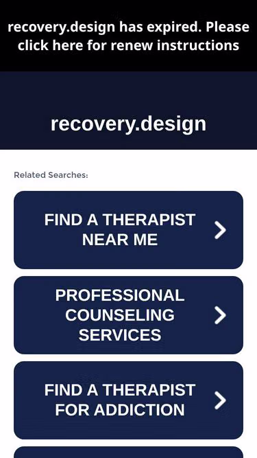 Screenshot of recovery.design