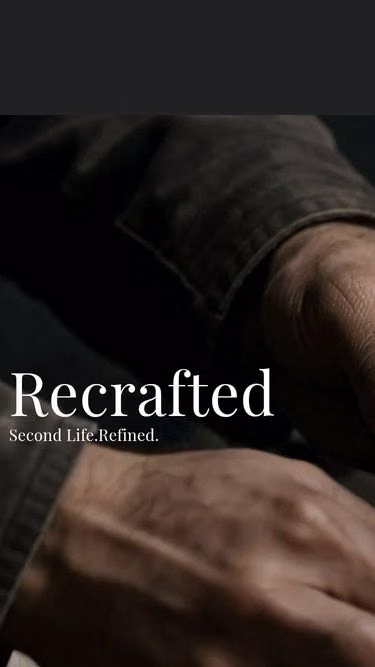 Screenshot of recrafted.store