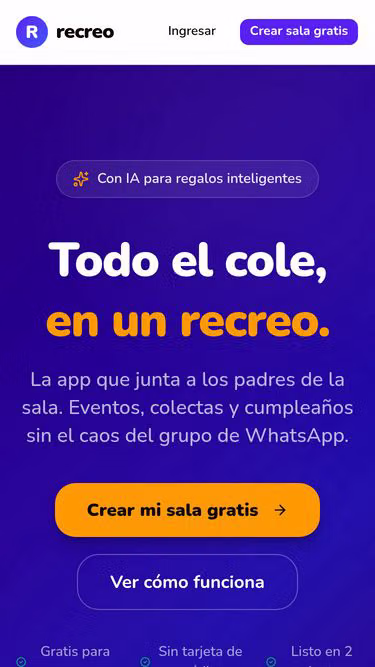 Screenshot of recreo.lat