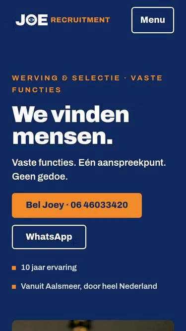 Screenshot of recruitme.nu