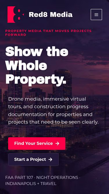 Screenshot of red8.media