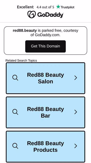 Screenshot of red88.beauty