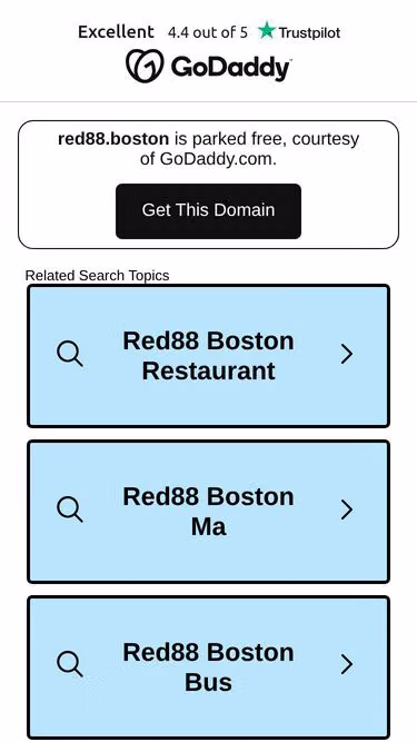 Screenshot of red88.boston