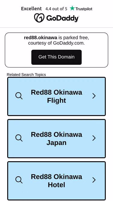 Screenshot of red88.okinawa