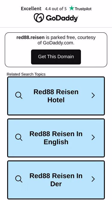 Screenshot of red88.reisen