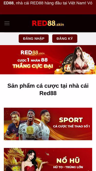 Screenshot of red88.skin