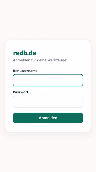 Screenshot of redb.de