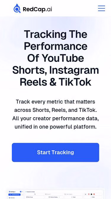 Screenshot of redcap.ai